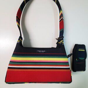 Kate Spade Multicolor Striped Purse & Accessory Case